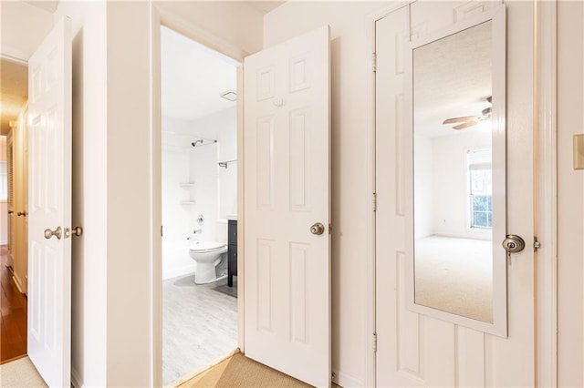 2901 Lenox Way NE Unit 902, Atlanta, GA 30324 - hall featuring light wood finished floors