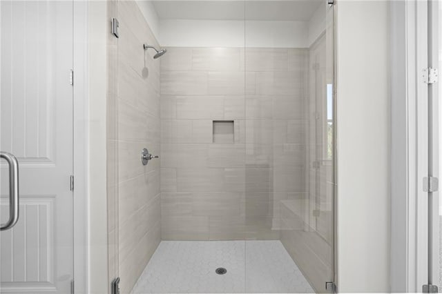 bathroom with an enclosed shower