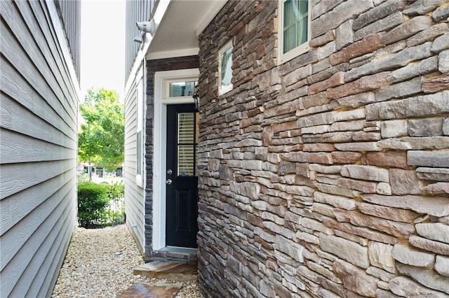 164 Blakemore Dr, Smyrna, GA 30080 - view of exterior entry with stone siding