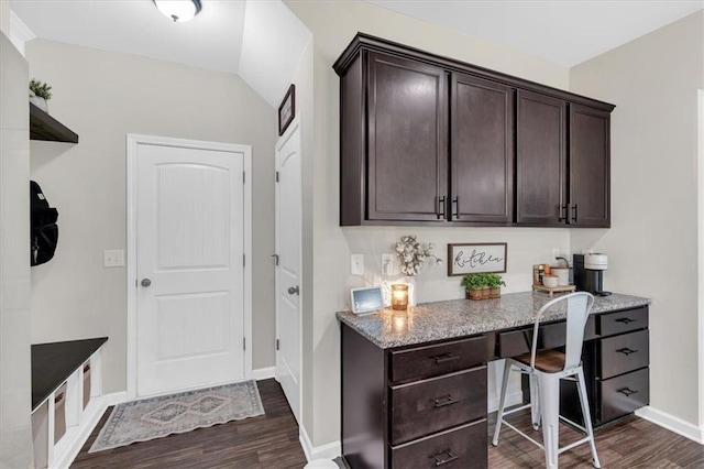 7 Wilmer Way, Cartersville, GA 30120 - home office featuring dark wood-type flooring and baseboards