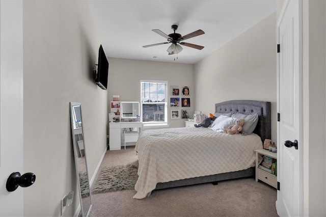 7 Wilmer Way, Cartersville, GA 30120 - carpeted bedroom featuring a ceiling fan