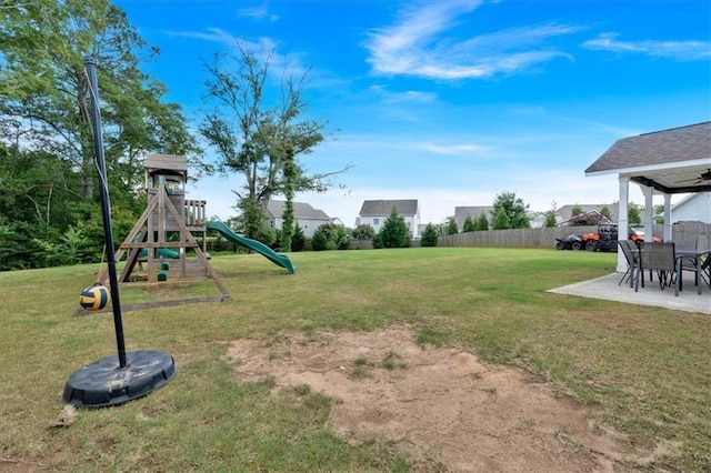 7 Wilmer Way, Cartersville, GA 30120 - view of yard featuring a playground and a patio
