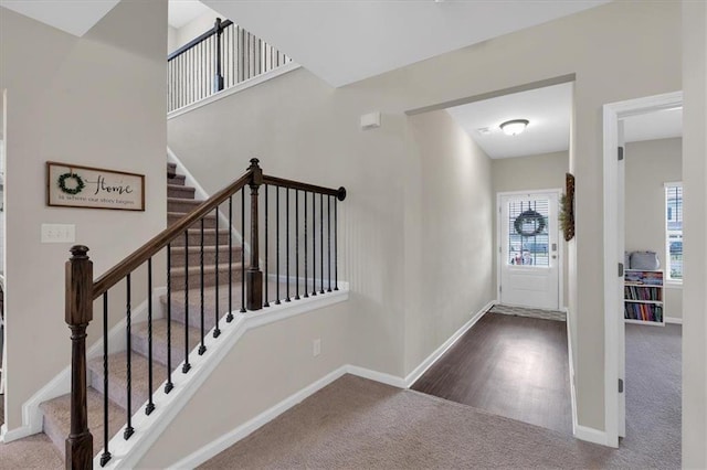 7 Wilmer Way, Cartersville, GA 30120 - stairway featuring carpet floors