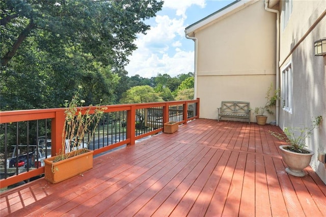 view of deck