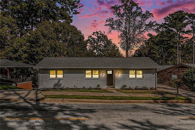 view of front of home