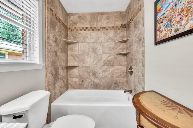 5400 Francis Ave, Stone Mountain, GA 30087 - bathroom with toilet and  shower combination