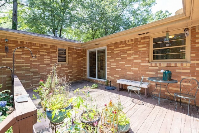 5400 Francis Ave, Stone Mountain, GA 30087 - view of wooden deck