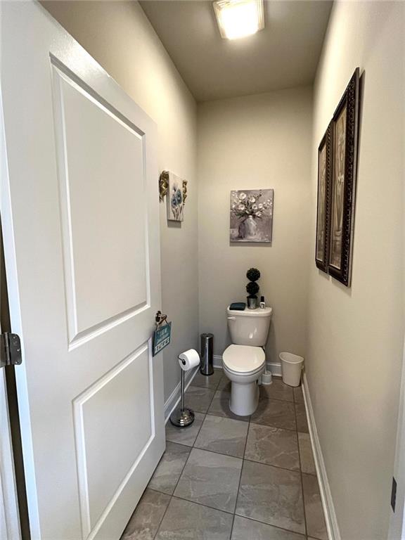 bathroom with toilet