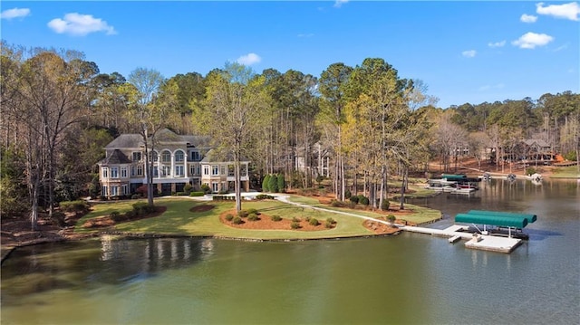 1070 Prosperity Pt, Greensboro, GA 30642 - water view with a floating dock