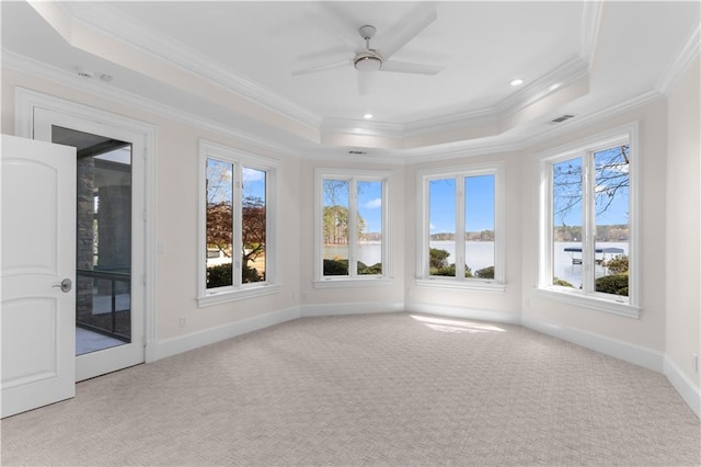 1070 Prosperity Pt, Greensboro, GA 30642 - unfurnished sunroom featuring a water view