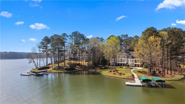 1070 Prosperity Pt, Greensboro, GA 30642 - dock area featuring a water view