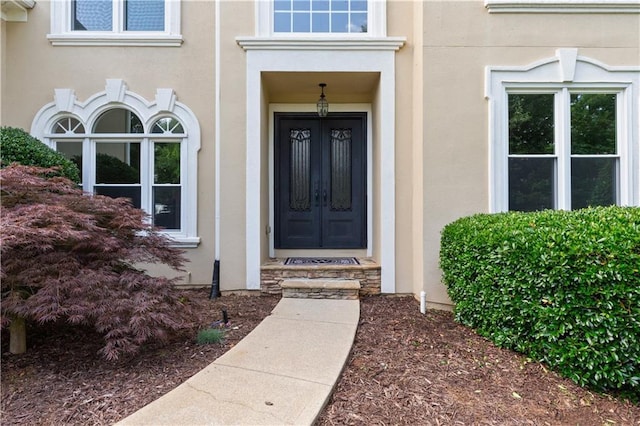 915 Summer Wind Pl, Roswell, GA 30075 - doorway to property with stucco siding
