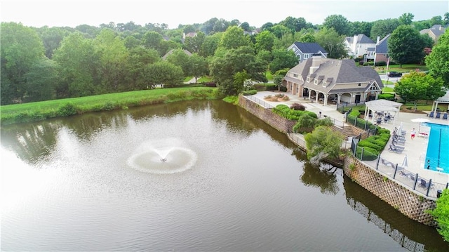 915 Summer Wind Pl, Roswell, GA 30075 - aerial view of a large body of water and a pool