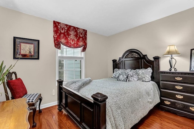 4081 Riverlook Pkwy SE Unit 13, Marietta, GA 30067 - bedroom with dark wood-type flooring and baseboards