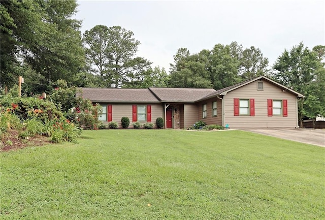 199 Candy Ln, Canton, GA 30115 - single story home featuring a front lawn