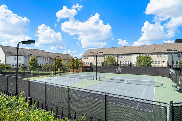 view of sport court