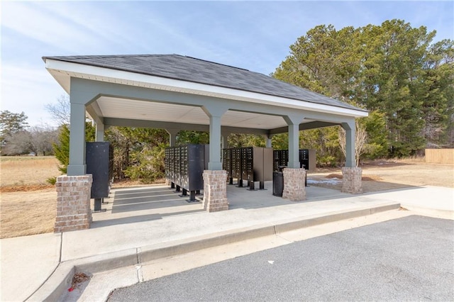 view of property's community with mail boxes