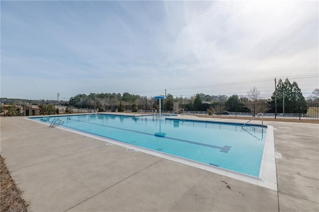 view of pool