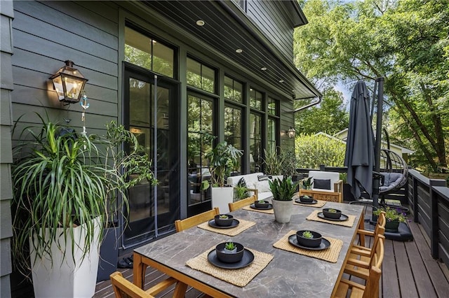 320 Shady Grove Ln, Alpharetta, GA 30009 - deck featuring outdoor lounge area