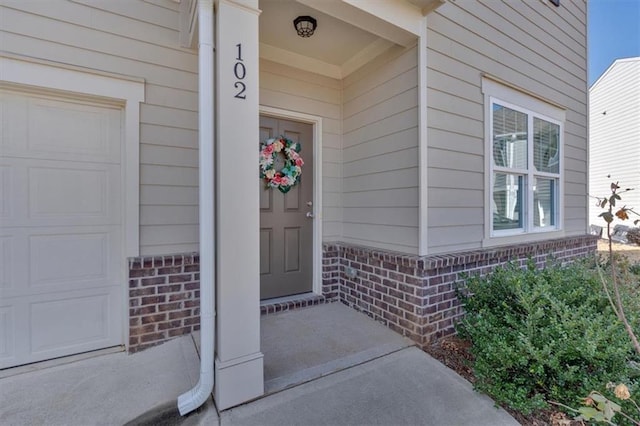 view of entrance to property