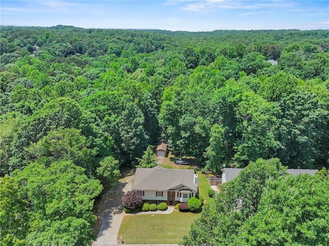 4654 Fox Forrest Dr, Flowery Branch, GA 30542 - view of property location with a heavily wooded area