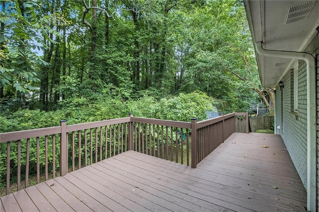 637 Carlouetta Rd SW, Mableton, GA 30126 - deck with a wooded view