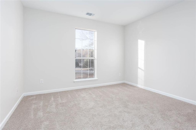 spare room featuring carpet floors