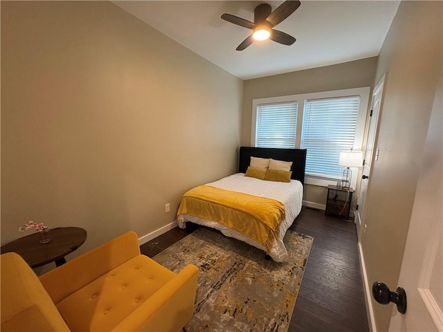 2148 Martin Luther King Jr Dr SW, Atlanta, GA 30310 - bedroom with dark wood-style flooring and ceiling fan