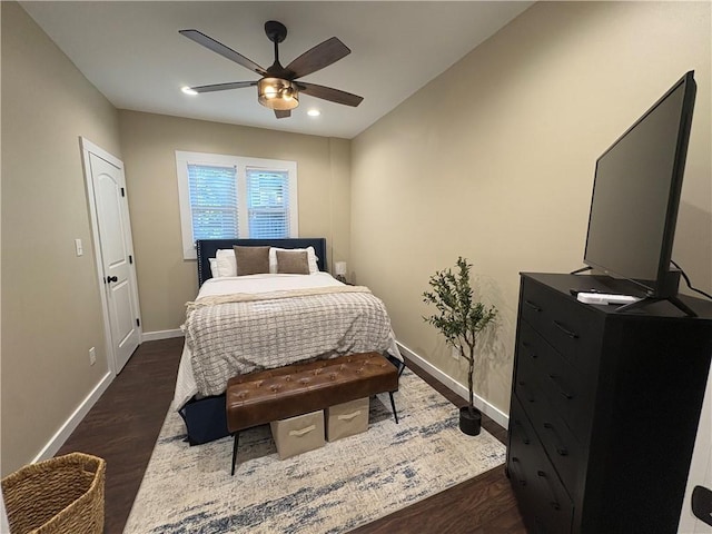 2148 Martin Luther King Jr Dr SW, Atlanta, GA 30310 - bedroom featuring wood finished floors, ceiling fan, and recessed lighting
