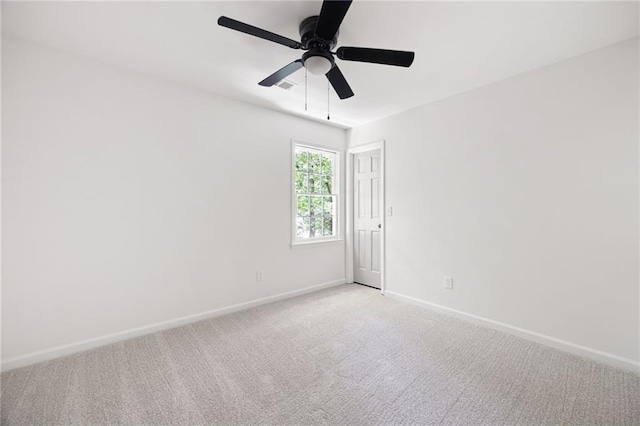 1172 Colony Dr, Marietta, GA 30068 - spare room with light carpet and a ceiling fan