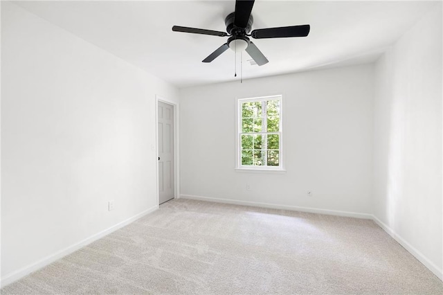 1172 Colony Dr, Marietta, GA 30068 - spare room with light carpet and a ceiling fan