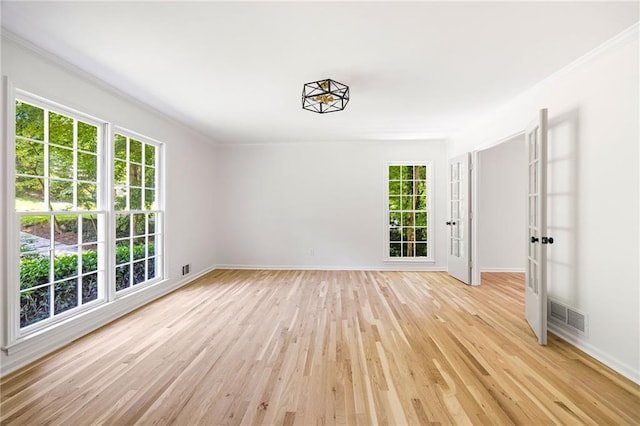 1172 Colony Dr, Marietta, GA 30068 - empty room featuring light wood finished floors and ornamental molding