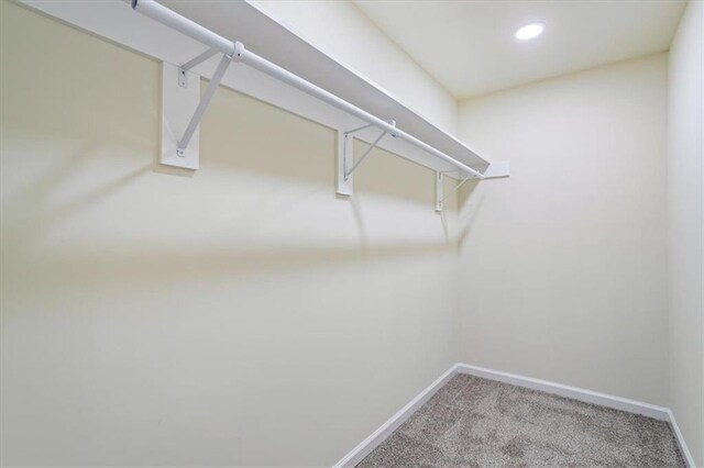 bedroom with visible vents, baseboards, a ceiling fan, carpet, and recessed lighting