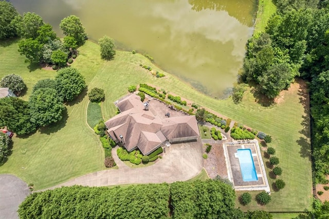 317 Red Gate Overlook, Canton, GA 30115 - aerial view of property and surrounding area featuring a pool area