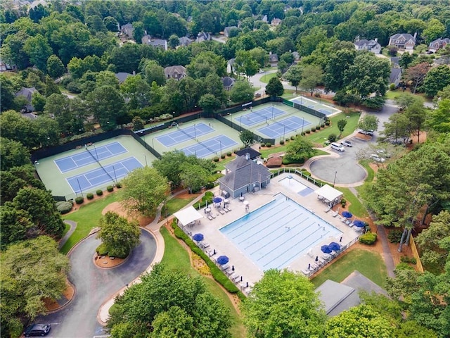 aerial view