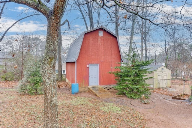 view of outbuilding