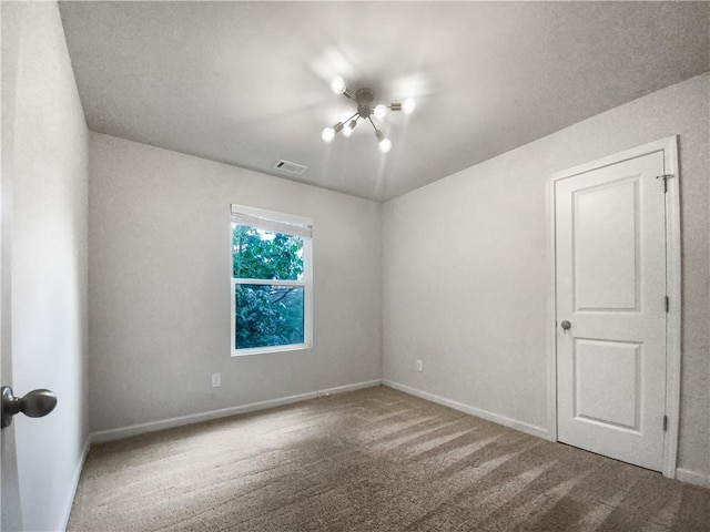 empty room with carpet floors