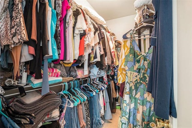 1856 Temple Park Dr, Loganville, GA 30052 - walk in closet featuring carpet
