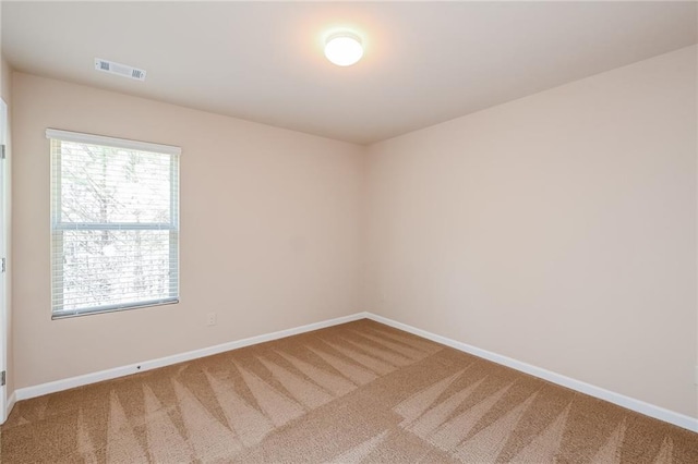 spare room featuring carpet floors