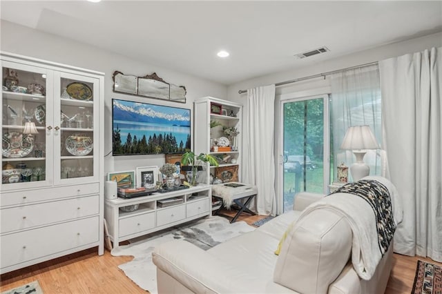 2762 Whispering Pines Dr, Decatur, GA 30033 - bedroom with wood finished floors, recessed lighting, and access to exterior