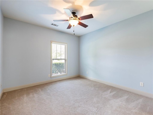 11 Stillwater Way, Hoschton, GA 30548 - empty room with light colored carpet and a ceiling fan
