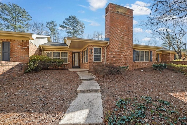 view of front of home