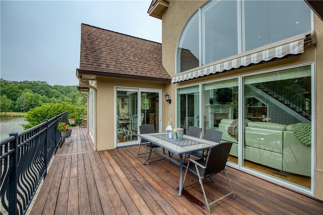 2675 Portabella Ln, Cumming, GA 30041 - deck featuring outdoor dining area