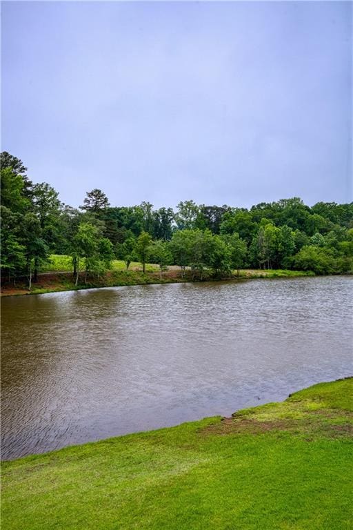 2675 Portabella Ln, Cumming, GA 30041 - water view with a heavily wooded area