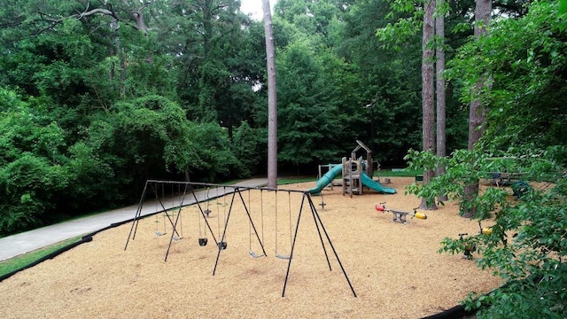 view of home's community with a playground