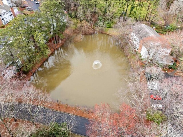 1379 Keys Lake Dr NE, Brookhaven, GA 30319 - bird's eye view featuring a water view