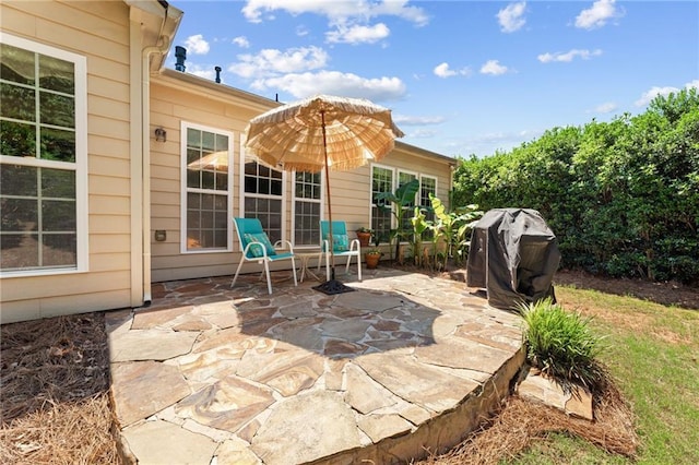 4535 Vanadium Bnd, Cumming, GA 30040 - view of patio / terrace featuring a grill