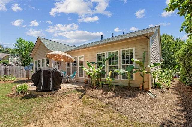 4535 Vanadium Bnd, Cumming, GA 30040 - rear view of house featuring a patio area