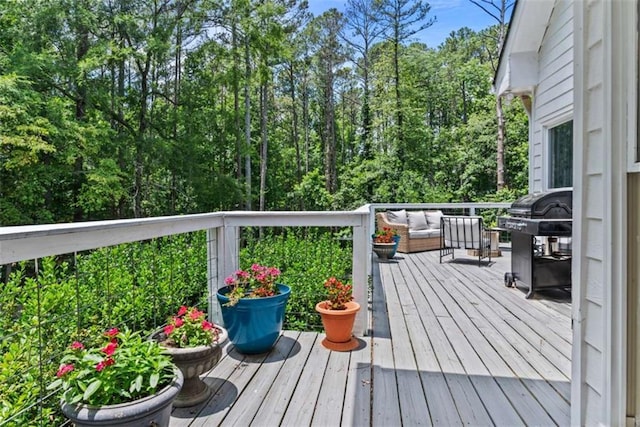 25 Highlands Way, Oxford, GA 30054 - deck featuring outdoor lounge area and a grill