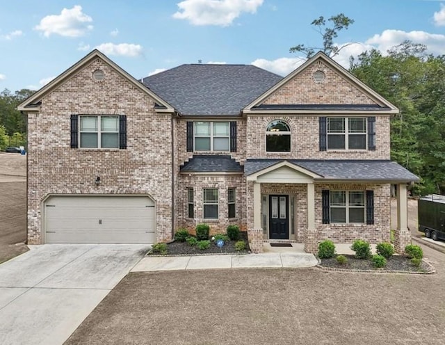 craftsman house featuring a garage